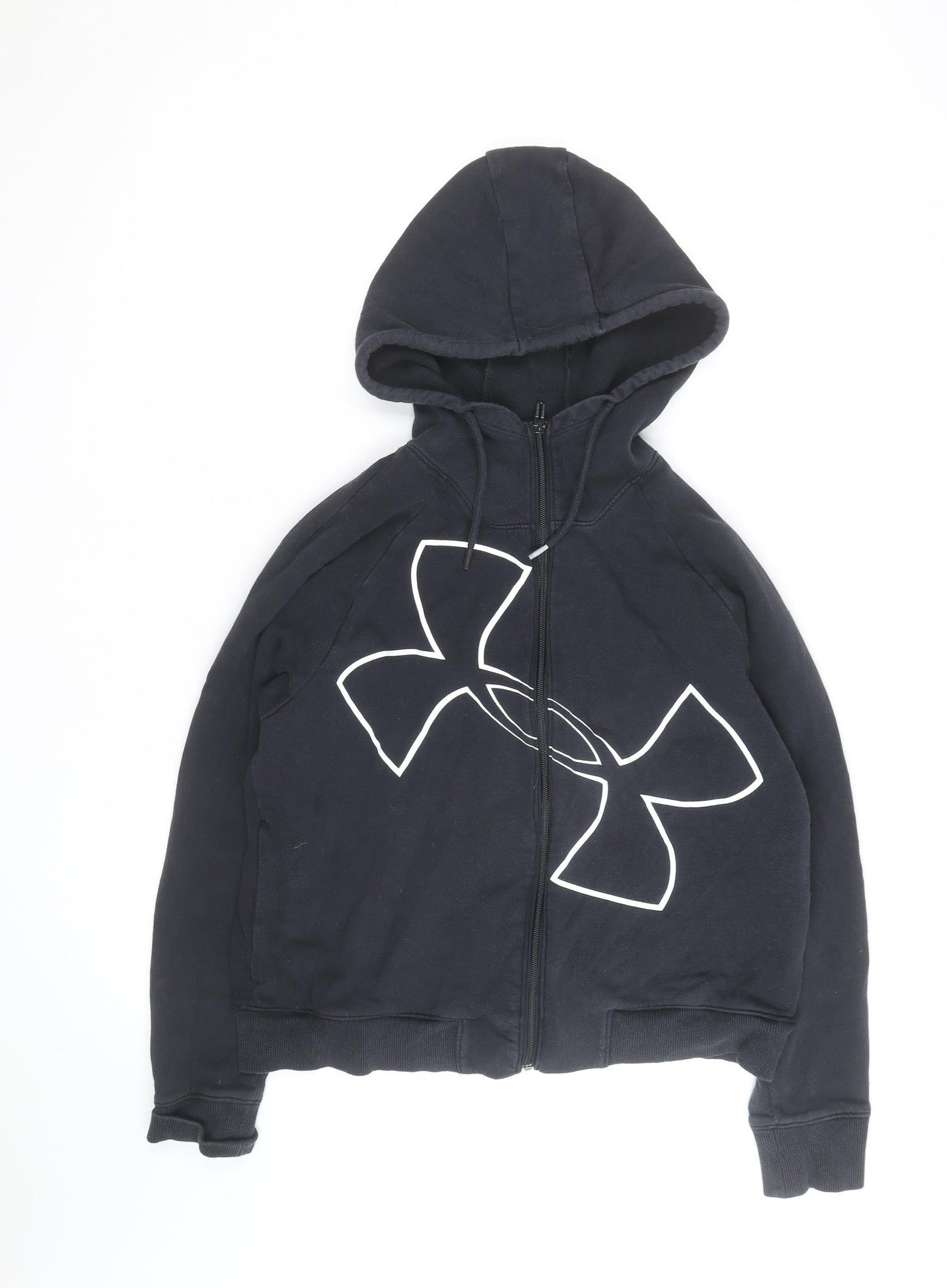 Under Armour Men's Black Full Zip Hoodie Size L Sports Fleece