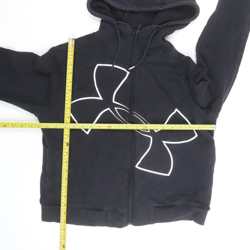 Under Armour Men's Black Full Zip Hoodie Size L Sports Fleece