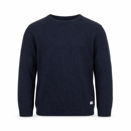Jack & Jones Men's Blue Cotton Crew Neck Pullover Jumper Size L