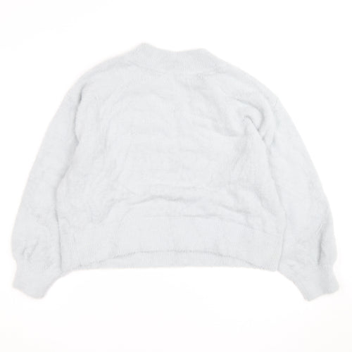Marks and Spencer Women’s Grey V-Neck Pullover Jumper Size L