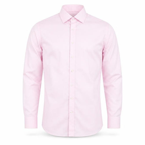 Charles Tyrwhitt Men's Pink Slim Fit Long Sleeve Cotton Shirt 15/38