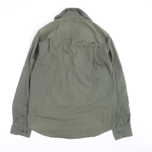 Craghoppers Men's Green Long Sleeve Button-Up Outdoor Shirt Size M