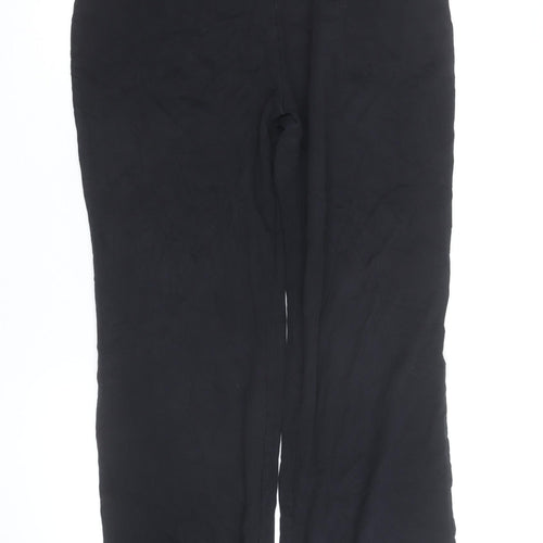 Marks and Spencer Women’s Black Jersey Leggings Size 16 Regular Fit