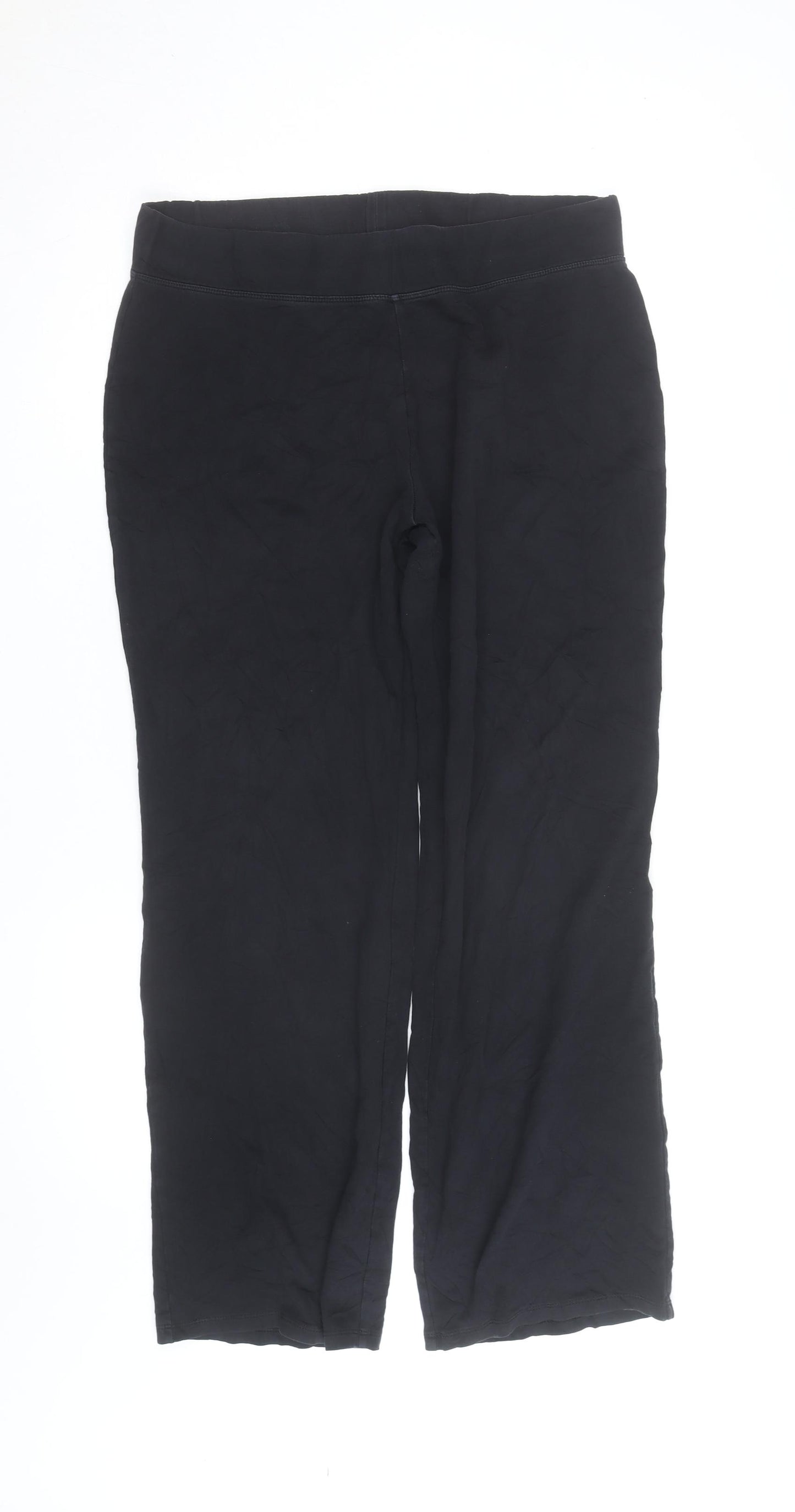 Marks and Spencer Women’s Black Jersey Leggings Size 16 Regular Fit
