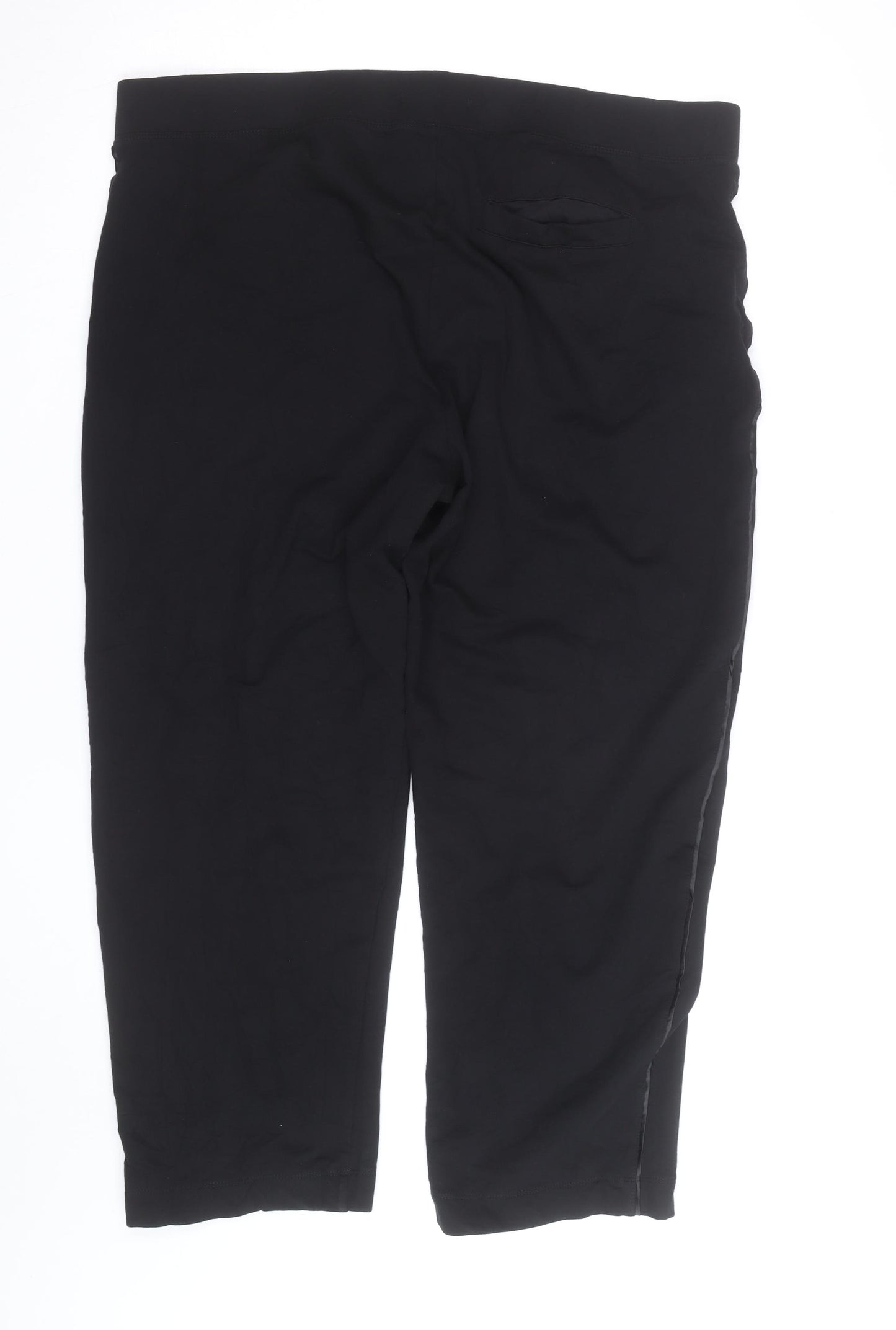 Marks and Spencer Women’s Black Size 22 Straight Leg Trousers