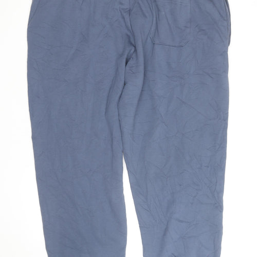 Marks and Spencer Men's Blue 3XL Fleece Jogger Trousers