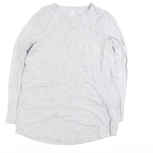 Solbari Men’s Grey Long Sleeve UV Protection Cotton Top Size M