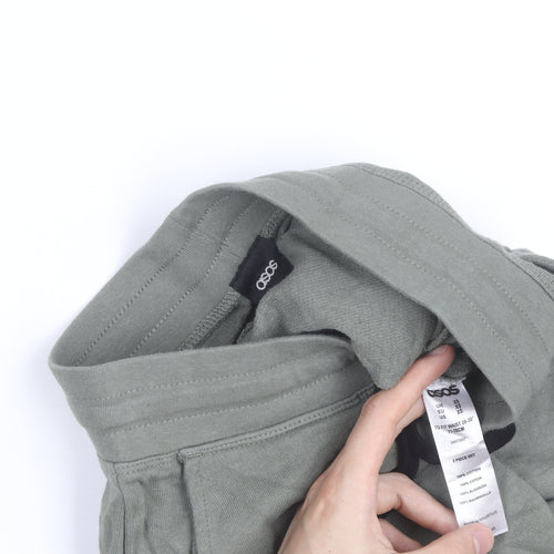 ASOS Men’s Grey Jogger Sweatpants Size XS Cotton Drawstring Waist