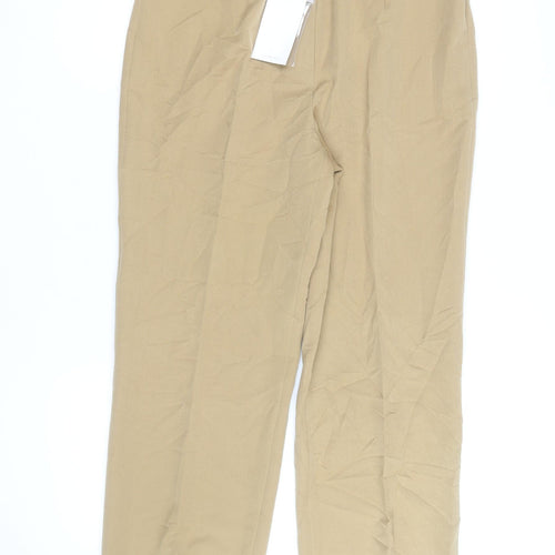 Artigiano Women’s Beige Cotton Stretch Dress Pants Size 18