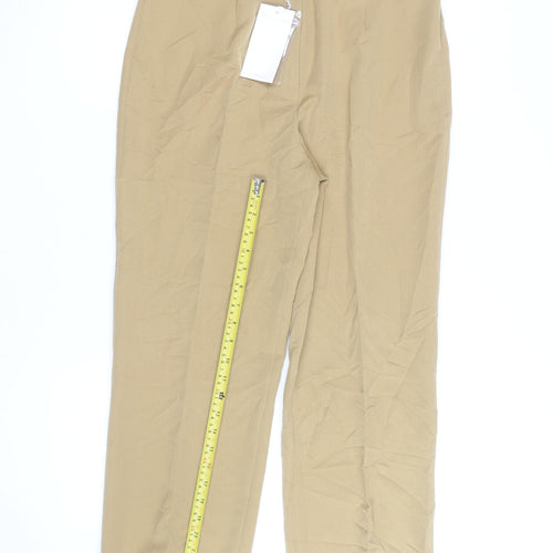 Artigiano Women’s Beige Cotton Stretch Dress Pants Size 18