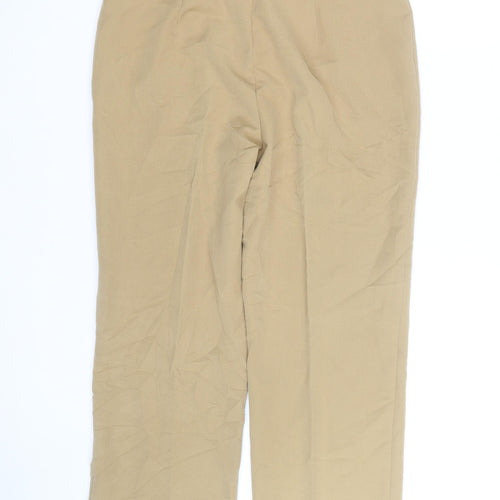 Artigiano Women’s Beige Cotton Stretch Dress Pants Size 18