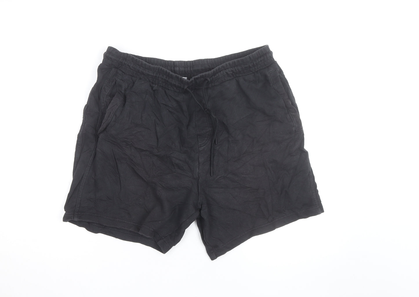 Gymshark Men’s Black XL Sweat Shorts Casual Drawstring Fit