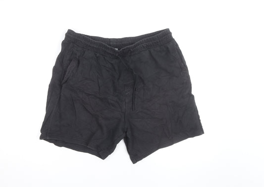 Gymshark Men’s Black XL Sweat Shorts Casual Drawstring Fit
