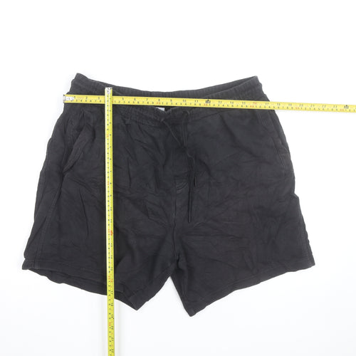 Gymshark Men’s Black XL Sweat Shorts Casual Drawstring Fit