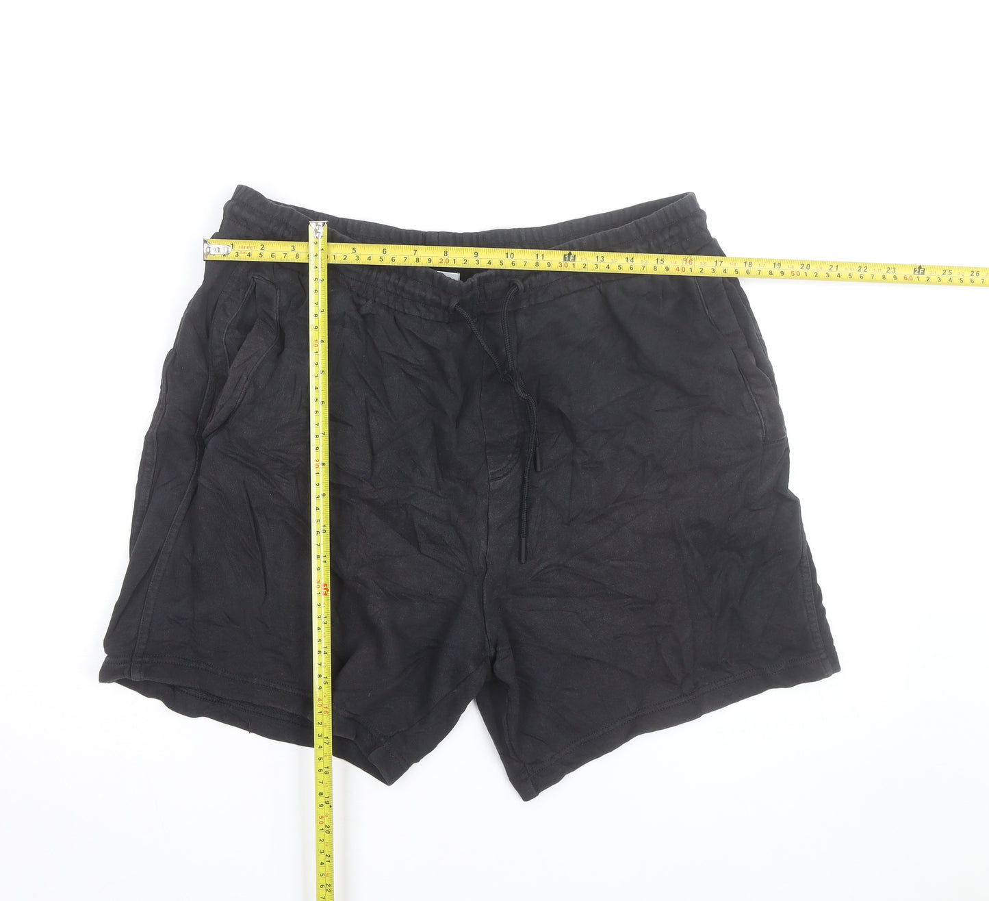 Gymshark Men’s Black XL Sweat Shorts Casual Drawstring Fit