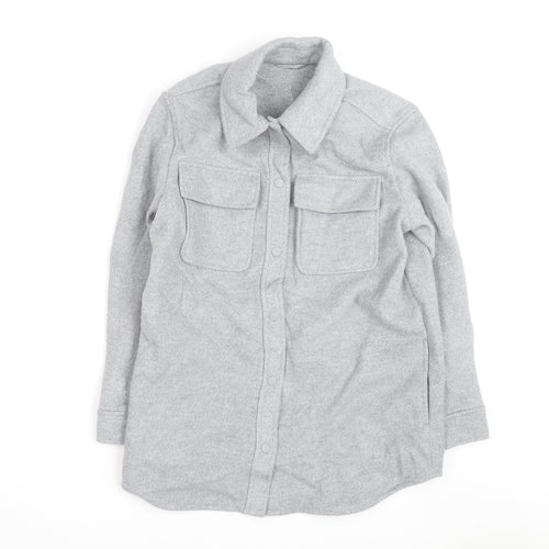 Marks and Spencer Men’s Grey Flannel Lined Button Jacket Size 10