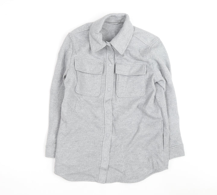 Marks and Spencer Men’s Grey Flannel Lined Button Jacket Size 10