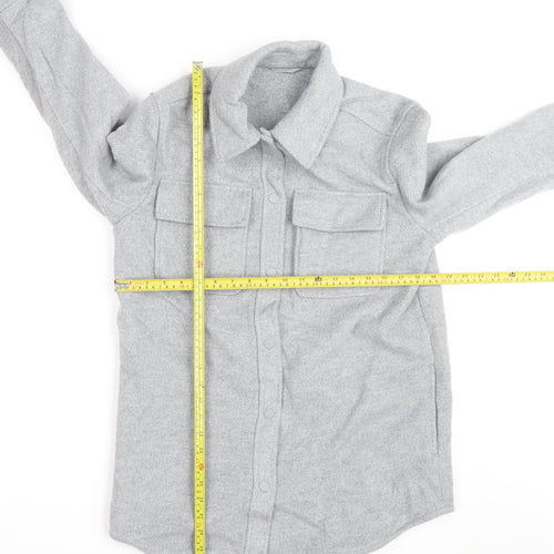 Marks and Spencer Men’s Grey Flannel Lined Button Jacket Size 10