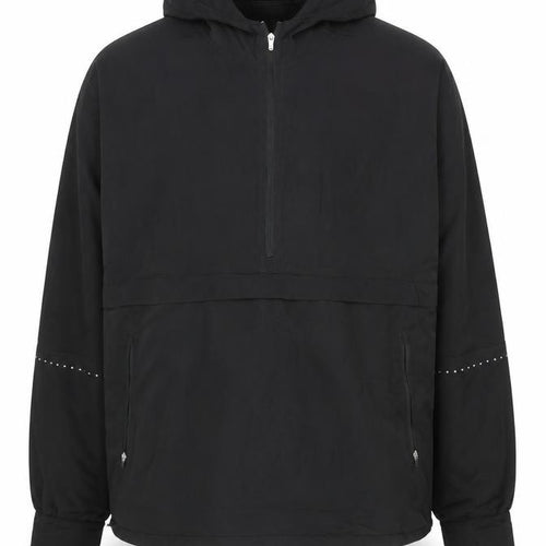 H&M Men's Black L Lightweight Hooded Windbreaker Jacket