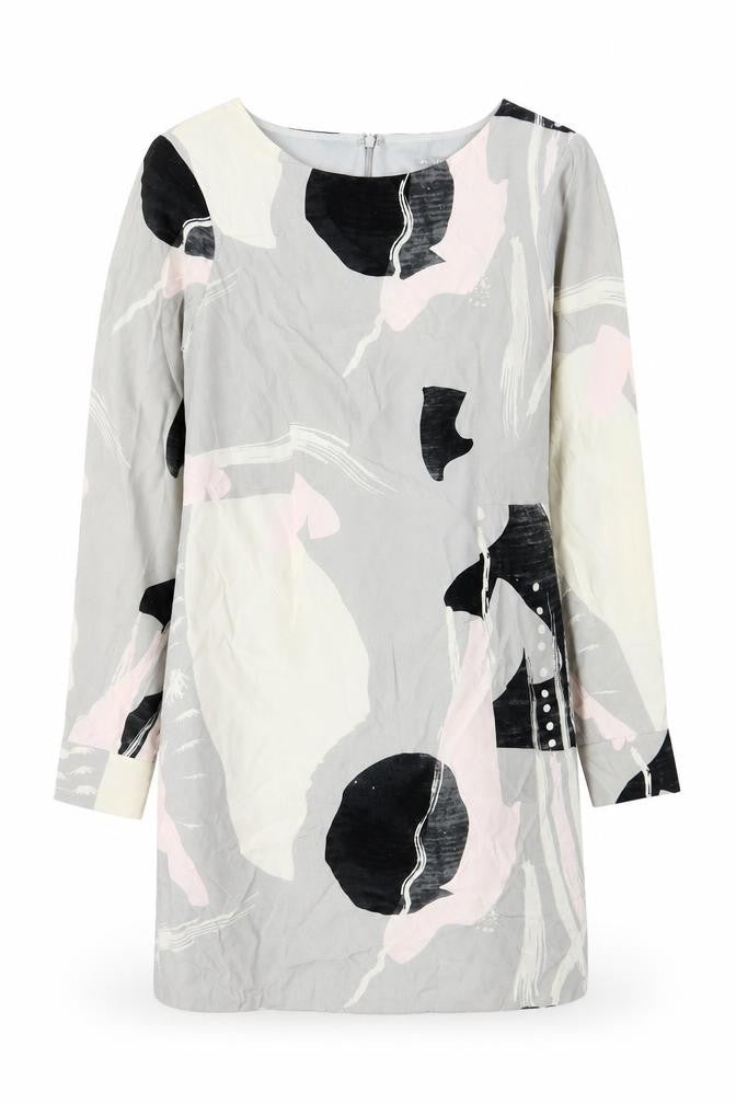 Oliver Bonas Women’s Multicoloured Shift Dress Size 6 Knee Length