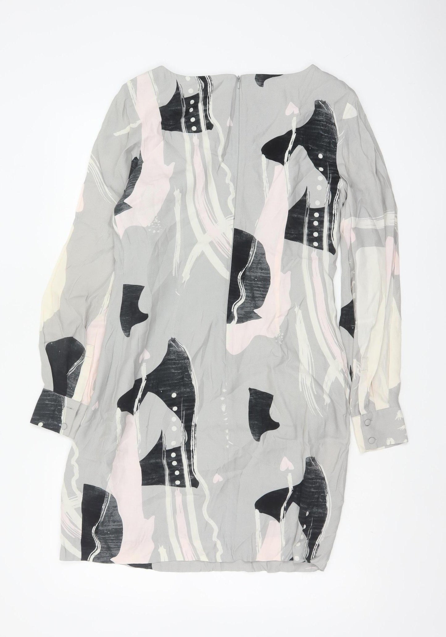 Oliver Bonas Women’s Multicoloured Shift Dress Size 6 Knee Length