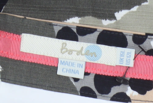 Boden Women’s Multicoloured Floral Cotton Pencil Skirt Size 16