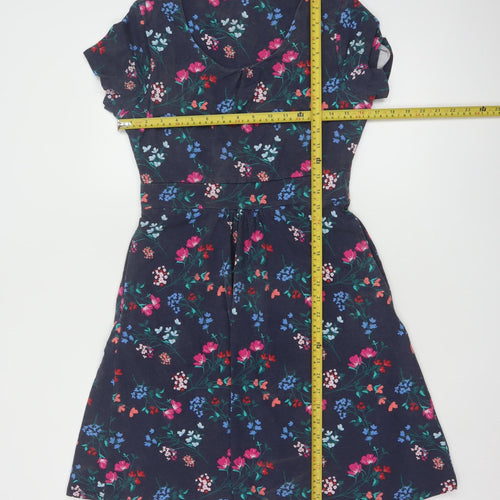 Mountain Warehouse Womens Blue Floral Fit & Flare Dress Size 10