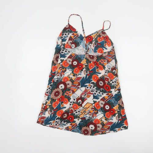 Superdry Womens Multicoloured Floral V-Neck Camisole Top UK 8