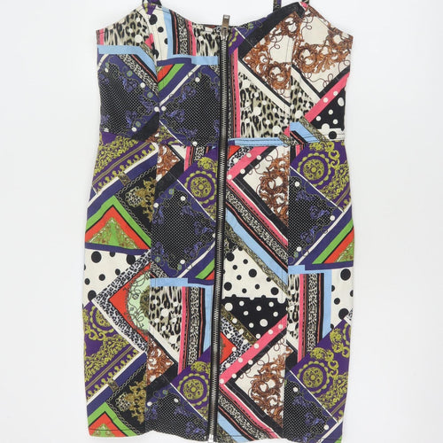 River Island Womens Multicoloured Size 14 Bodycon Dress