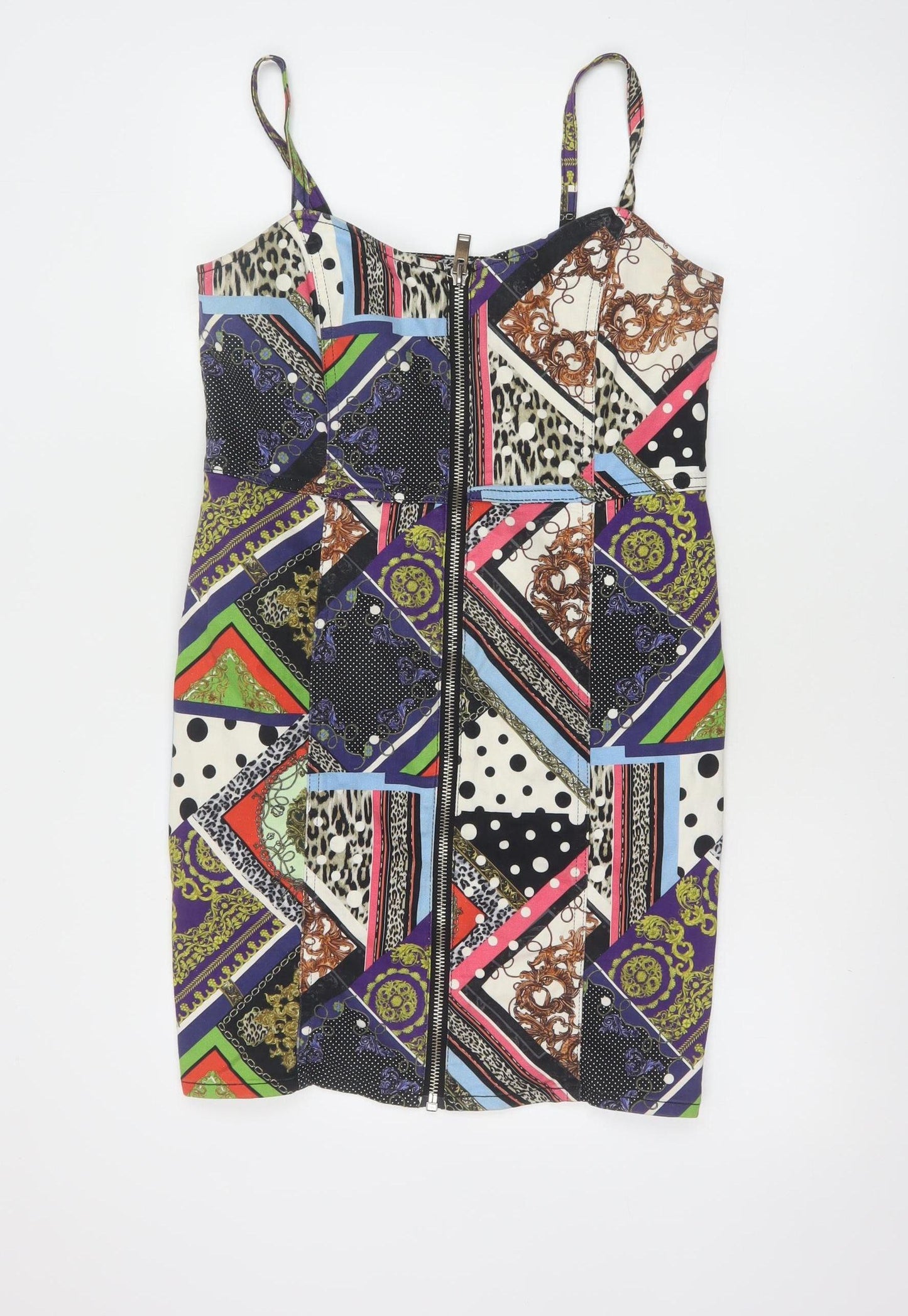 River Island Womens Multicoloured Size 14 Bodycon Dress