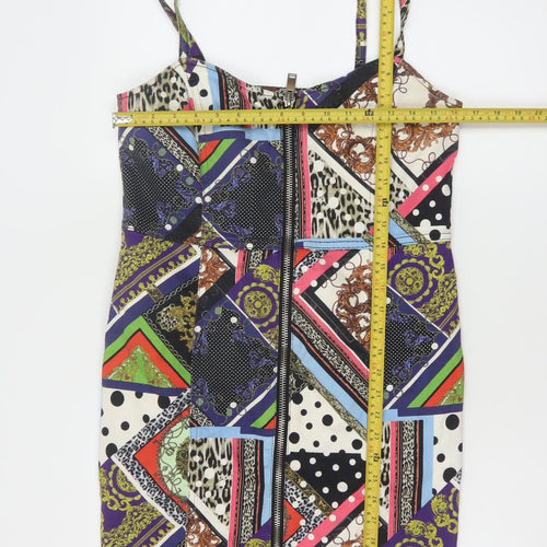 River Island Womens Multicoloured Size 14 Bodycon Dress