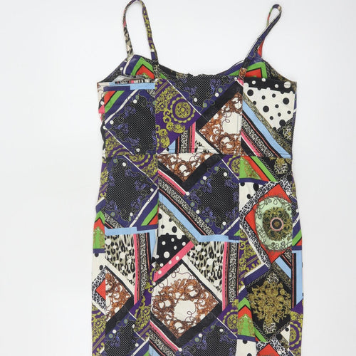 River Island Womens Multicoloured Size 14 Bodycon Dress