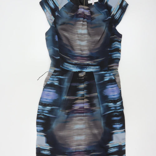 Jasper Conran Women’s Multicoloured Size 8 Sheath Knee Length Dress