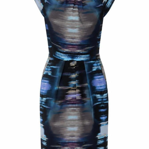 Jasper Conran Women’s Multicoloured Size 8 Sheath Knee Length Dress