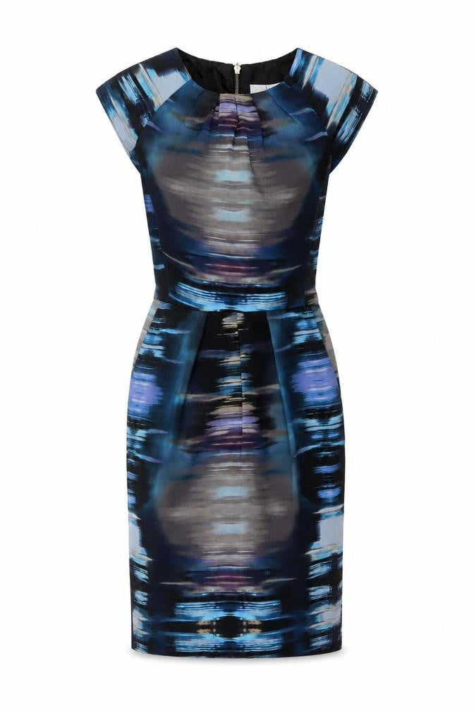 Jasper Conran Women’s Multicoloured Size 8 Sheath Knee Length Dress