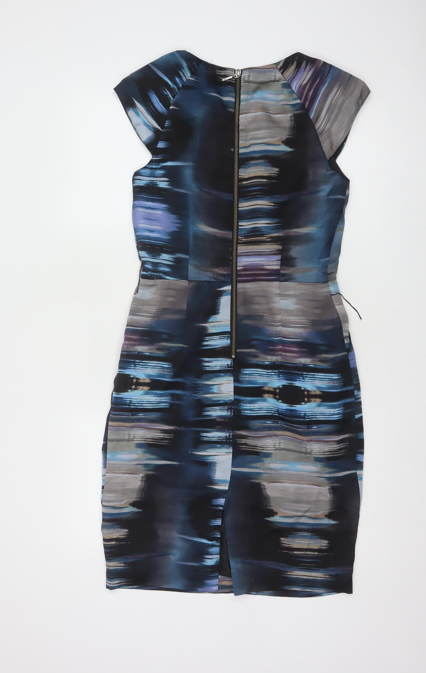 Jasper Conran Women’s Multicoloured Size 8 Sheath Knee Length Dress