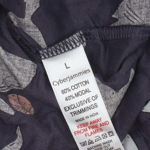Cyberjammies Men's Blue Shark Print Pyjama Pants Size L
