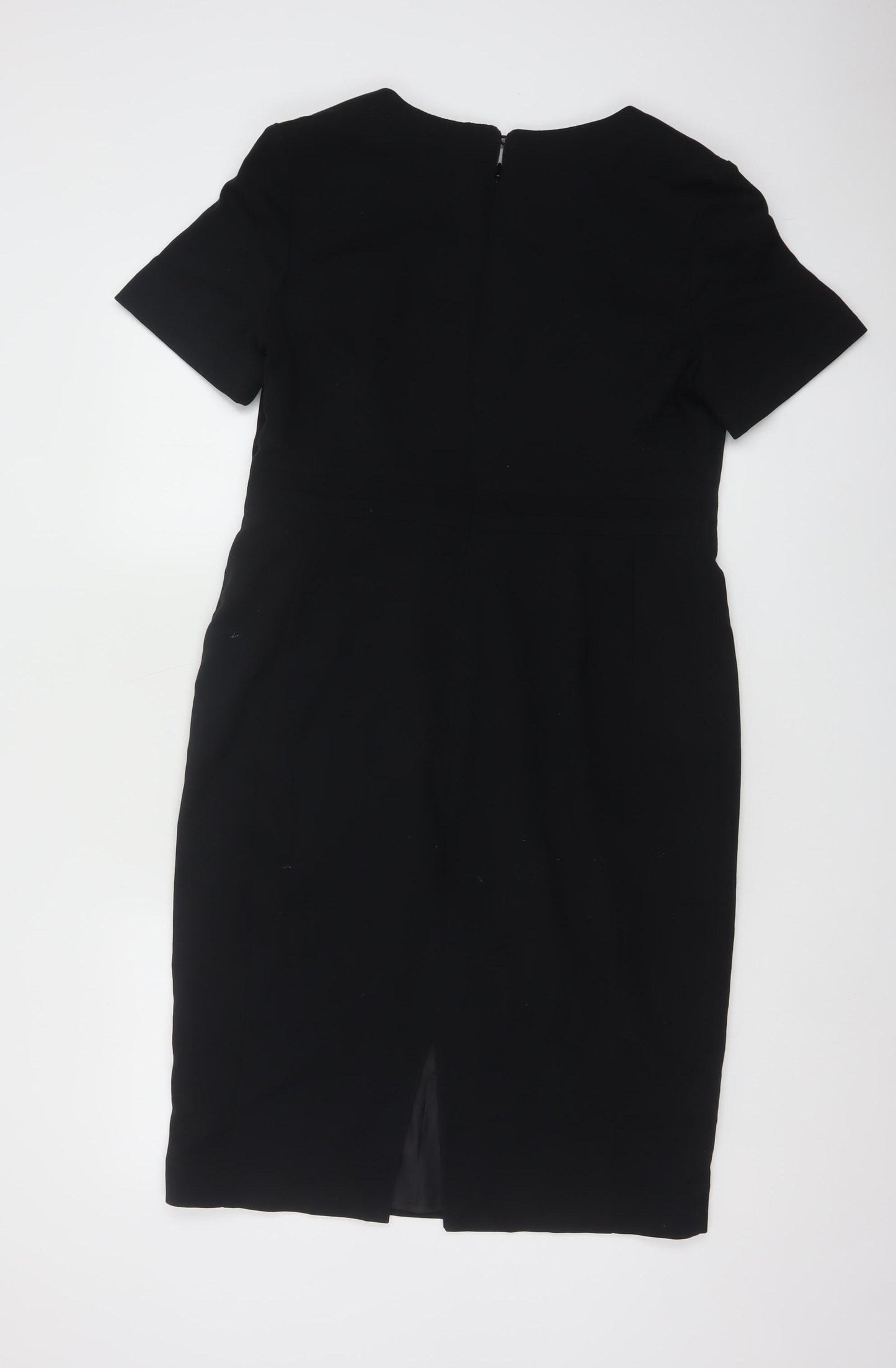 Marks and Spencer Women’s Black Sheath Knee Length Work Dress UK 14