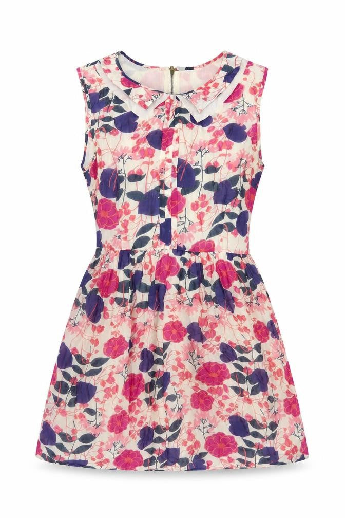 Oasis Women’s Multicoloured Floral Fit & Flare Dress Size 10