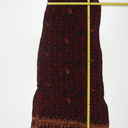 Amanda Smith Petites Brown Silk Sleeveless Shift Dress S
