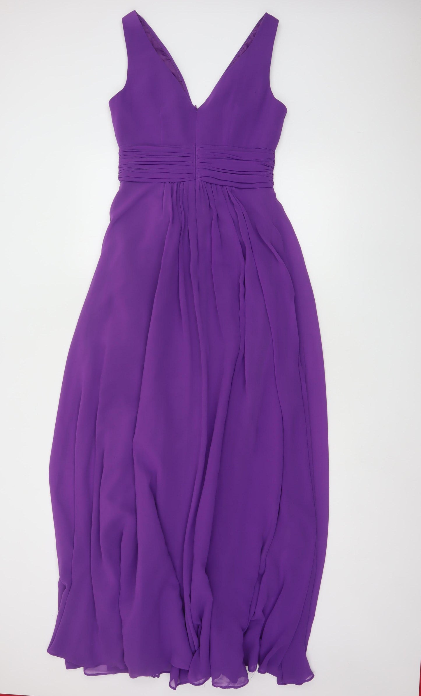 BHS Women’s Purple Long Ball Gown Dress Size 10 Wedding Collection