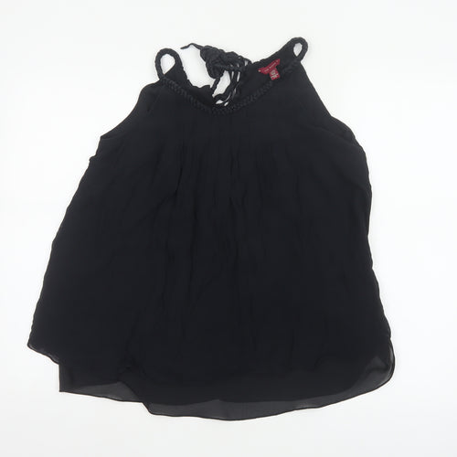 Ted Baker Women’s Black Silk Halter Slip Dress Size 12