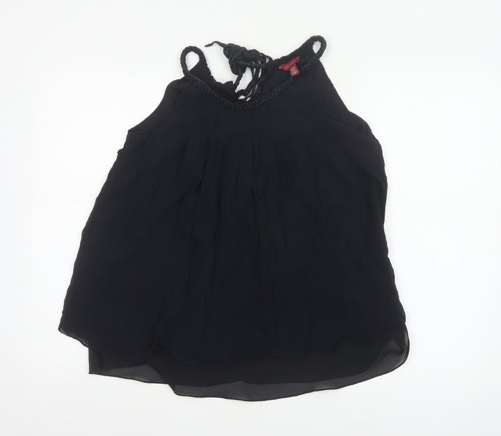Ted Baker Women’s Black Silk Halter Slip Dress Size 12