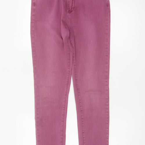 Toxik3 Womens Pink Skinny Denim Jeans XL Slim Fit Stretch