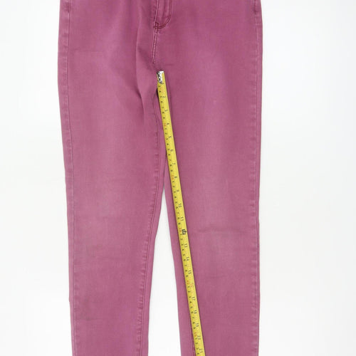 Toxik3 Womens Pink Skinny Denim Jeans XL Slim Fit Stretch