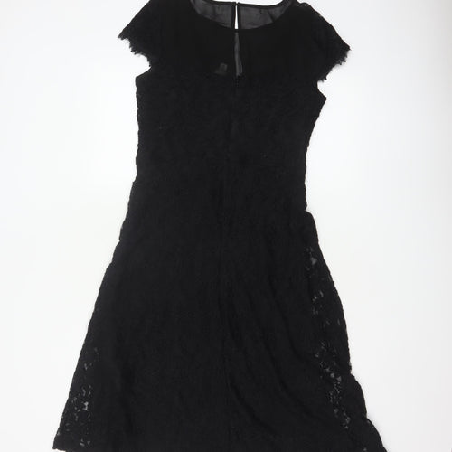 Sangria Women’s Black Lace A-Line Knee Length Dress Size 8