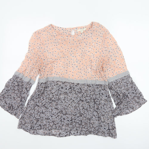 White Stuff Womens Multicoloured Floral Tunic Blouse Size 10