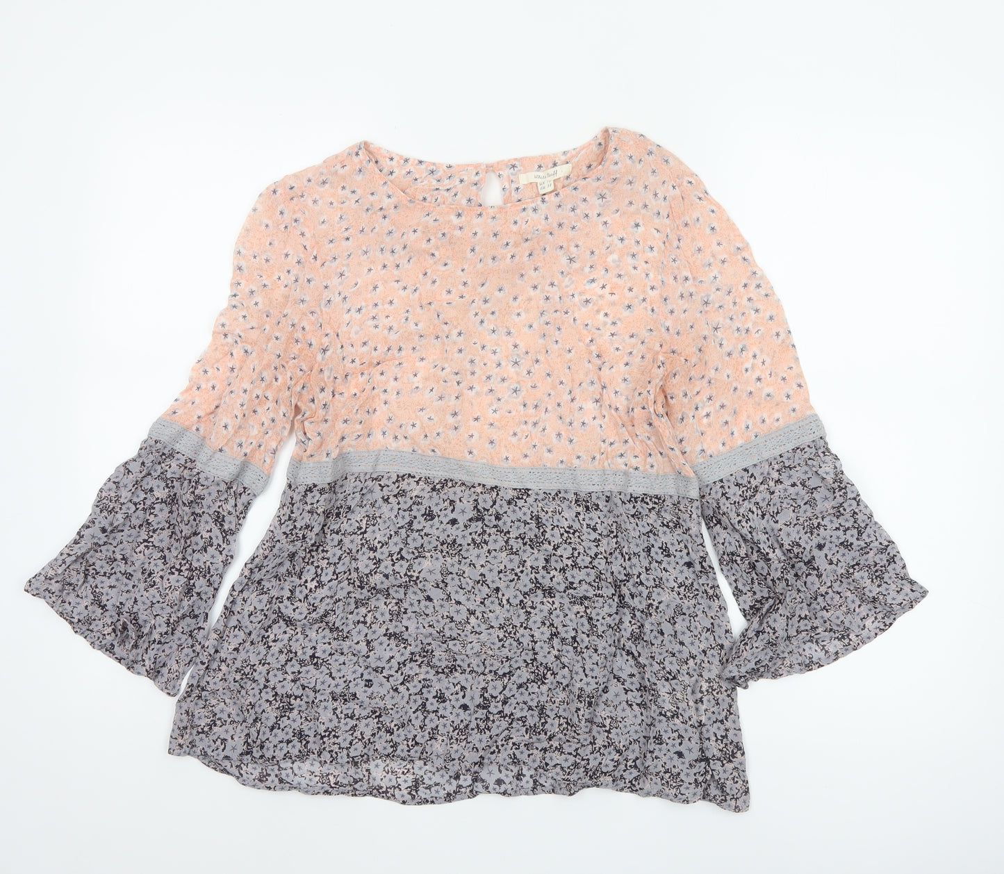 White Stuff Womens Multicoloured Floral Tunic Blouse Size 10