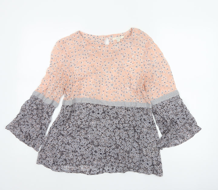 White Stuff Womens Multicoloured Floral Tunic Blouse Size 10