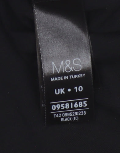 Marks and Spencer Women’s Black Lace Shift Dress Size 10